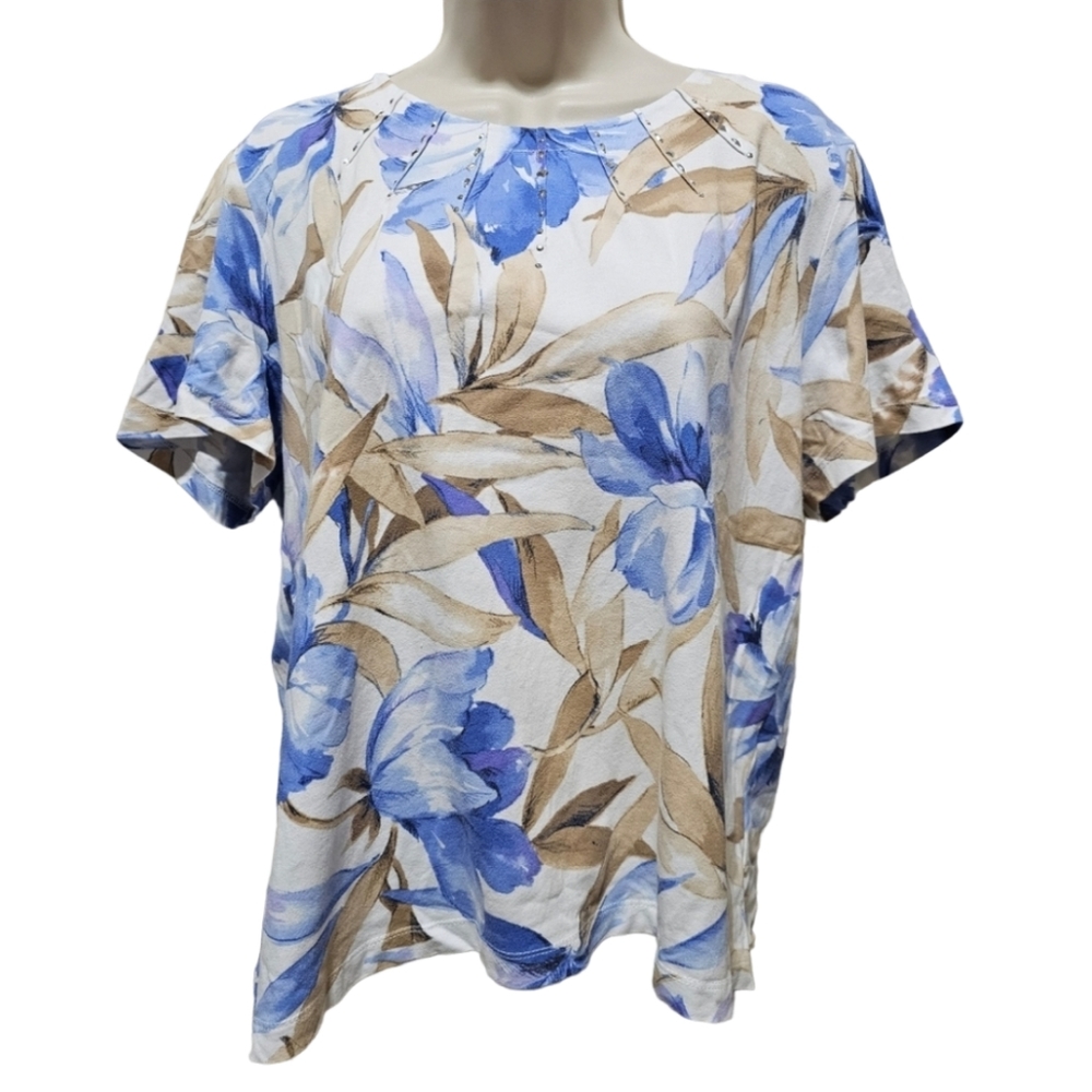 NWOT Women's Alfred Dunner Floral Blouse